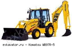 Экскаваторы-погрузчики Komatsu WB97R-5