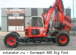 Нестандартные экскаваторы Euromach R85 Big Foot