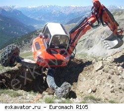 Нестандартные экскаваторы Euromach R105