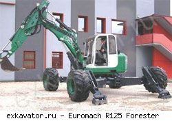 Нестандартные экскаваторы Euromach R125 Forester