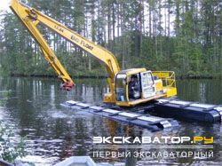 Экскаваторы-амфибии Remu Big Float 12.24