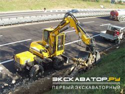 Колесные экскаваторы Gallmac WMW 115 TRS