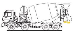 Автобетоносмесители КАМАЗ 58148Y (ABS-8A)