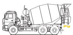 Автобетоносмесители КАМАЗ АБС-8К-01