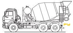 Автобетоносмесители КАМАЗ 58149Z  (ABS-9A)