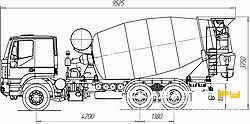Автобетоносмесители Tigarbo 9DA на шасси IVECO TRAKKER AT380T38H