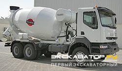 Автобетоносмесители Tigarbo 9DO на шасси Renault Kerax 330.34