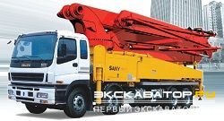 Автобетононасосы Sany SY5385THB 52
