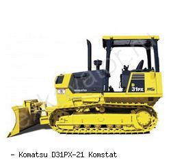 Бульдозеры Komatsu D31PX-21 Komstat