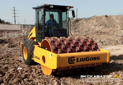 Дорожные катки, виброкатки LiuGong CLG612HI с кулачковым бандажом