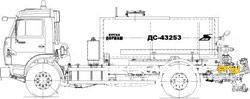 Автогудронаторы, гудронаторы Кургандормаш ДС-43253