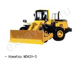 Бульдозеры Komatsu WD420-3