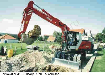 Колесные экскаваторы O&K MH 5 Сompact