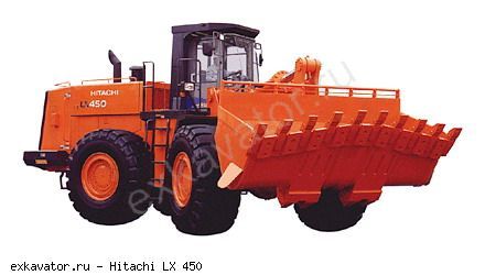 Фронтальные погрузчики колесные Hitachi LX 450