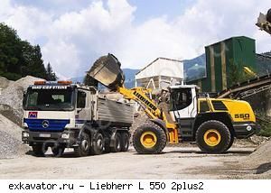 Фронтальные погрузчики колесные Liebherr L 550 2plus2