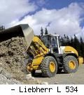 Фронтальные погрузчики колесные Liebherr L 534