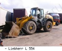 Фронтальные погрузчики колесные Liebherr L 554