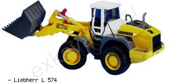Фронтальные погрузчики колесные Liebherr L 574