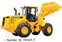 Фронтальные погрузчики колесные Hyundai HL 740XDT-7