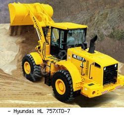 Фронтальные погрузчики колесные Hyundai HL 757XTD-7