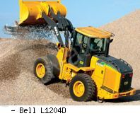 Фронтальные погрузчики колесные Bell L1204D