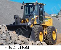 Фронтальные погрузчики колесные Bell L1806D