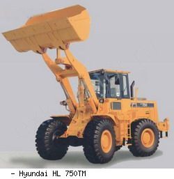 Фронтальные погрузчики колесные Hyundai HL 750TM