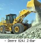 Фронтальные погрузчики колесные John Deere 824J Z-Bar