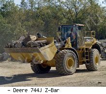 Фронтальные погрузчики колесные John Deere 744J Z-Bar