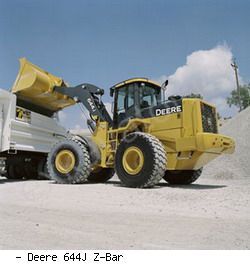 Фронтальные погрузчики колесные John Deere 644J Z-Bar