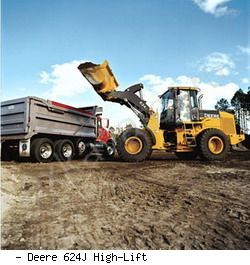 Фронтальные погрузчики колесные John Deere 624J High-Lift