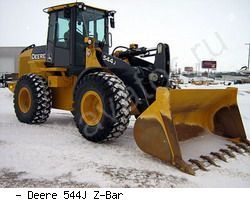 Фронтальные погрузчики колесные John Deere 544J Z-Bar