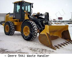 Фронтальные погрузчики колесные John Deere 544J Waste Handler