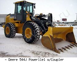 Фронтальные погрузчики колесные John Deere 544J Powerllel w/Coupler