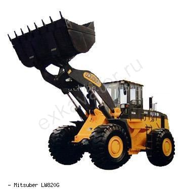Фронтальные погрузчики колесные Mitsuber LW820G