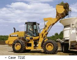 Фронтальные погрузчики колесные Case 721E
