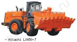 Фронтальные погрузчики колесные Hitachi LX 450-7