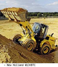 Фронтальные погрузчики колесные New Holland W 130BTC
