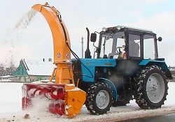 Снегоуборщики, снегоуборочные машины Смолтра ШРК-2.0