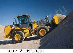 Фронтальные погрузчики колесные John Deere 524K High-Lift