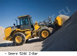 Фронтальные погрузчики колесные John Deere 524K Z-Bar