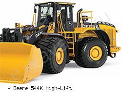 Фронтальные погрузчики колесные John Deere 544K High-Lift