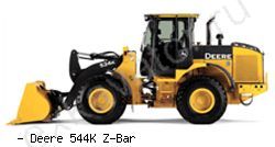 Фронтальные погрузчики колесные John Deere 544K Z-Bar