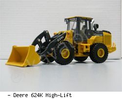 Фронтальные погрузчики колесные John Deere 624K High-Lift