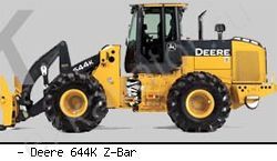 Фронтальные погрузчики колесные John Deere 644K Z-Bar