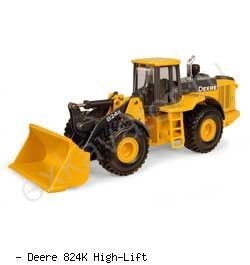 Фронтальные погрузчики колесные John Deere 824K High-Lift