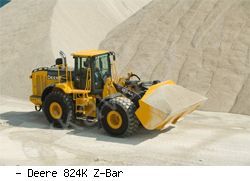 Фронтальные погрузчики колесные John Deere 824K Z-Bar