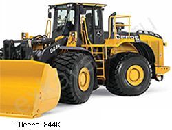 Фронтальные погрузчики колесные John Deere 844K