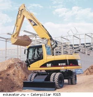 Колесные экскаваторы Caterpillar M315