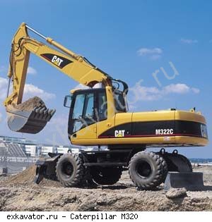 Колесные экскаваторы Caterpillar M320